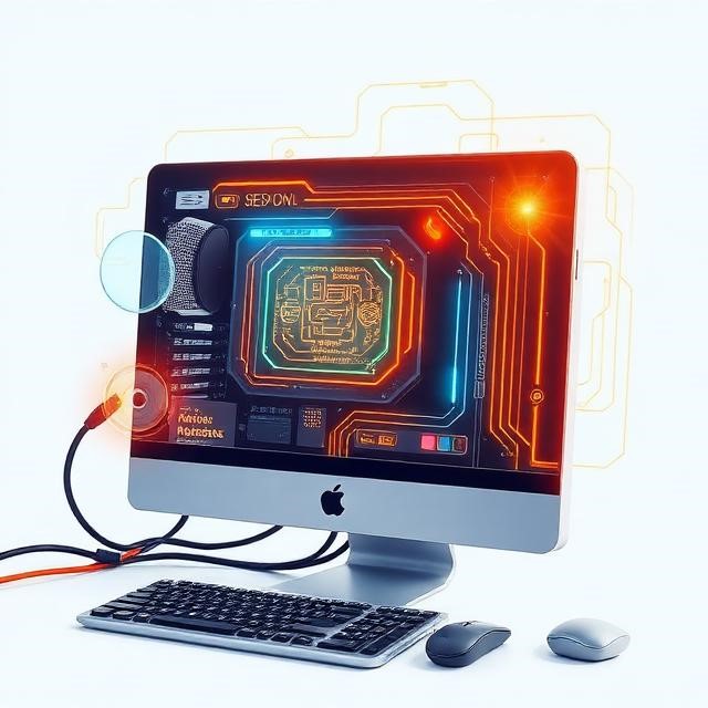 Laptop showing website design